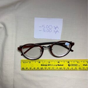 Stylish Brown Prescription Eyeglasses